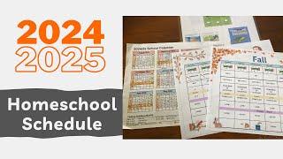 Homeschool Schedule | 2024-2025