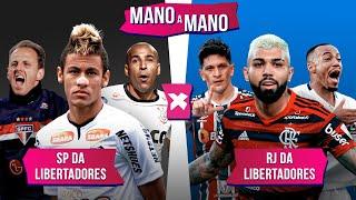 PAULISTAS CAMPEÕES DA LIBERTADORES X CARIOCAS CAMPEÕES DA LIBERTADORES: QUEM É MELHOR? | MANO A MANO