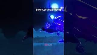 Genshin Impact Normal Fischl Vs Lore Accurate Fischl #genshinimpact