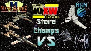 X-Wing Store Championship (Gamezilla 2016) | Game 1 : XZYY vs Shuttle/Fighter/Phantom (Fixed Audio!)