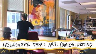 HelioscopePDX Intro Video - What it's like at this Portland Oregon comic book studio