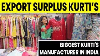 Export Surplus Kurtis | Cheapest Kurti Manufacturer | Factory Rates - Kesaria Textile Company Surat