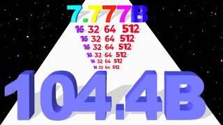 Number Run 3D Shooter - Level Up New Satisfying Number Merge Master Gameplay (A-Z Number Math Games)