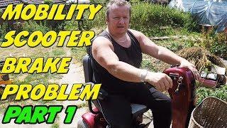 Part 1 Mobility Scooter Won't Work  Motor Brake Problem | Shoprider