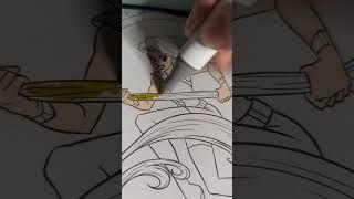Rapunzel as a superhero | Pop Culture Reimagined by Mei Yu #coloring #tangled #disney #fyp
