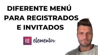  DIFERENTE MENÚ PARA REGISTRADOS E INVITADOS | HEADER FOOTER ELEMENTOR (GRATIS)