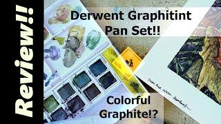 Trying Derwent Graphitint Pans for the First Time!