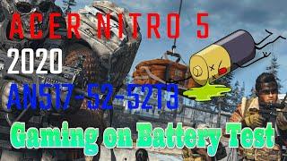 Acer Nitro 5 2020 Gaming on Battery Test