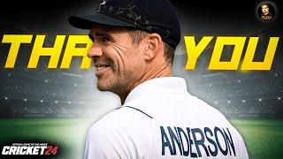 Playing Jimmy Anderson Last Test Match At Lords In Cricket 24 - RtxVivek