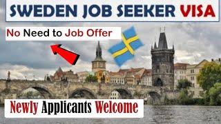 Sweden Job seeker visa 2025 l Moving to Europe Without a Job Offer l Sweden Work Permit Visa