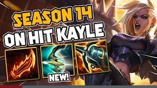 Is this Kayle's NEW Best build for Season 14? Full ON-HIT Terminus Kayle - League of Legends