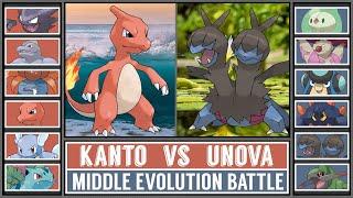 Middle Evolution Battle: KANTO vs UNOVA