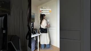 166cm/80kg 미리보는 여름 꾸안꾸 캠퍼스룩  | 빅사이즈 오오티디 데일리룩