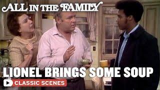 Lionel Brings Louise's Special Chicken Soup For Gloria | All In The Family