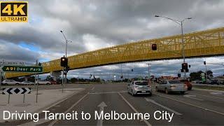 Driving Tarneit To City | Melbourne Australia | 4K UHD