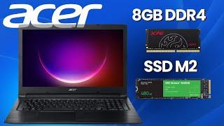 Acer Aspire - Instalando SSD e Memoria