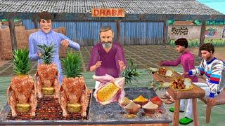 Pineapple Chicken Tandoori Chicken Famous Street Food Hindi Kahani Hindi Moral Stories Comedy Video