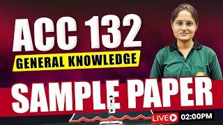 ACC GK Sample Paper Analysis | ACC Exam Previous Year Papers & Solutions | Online ACC Coaching