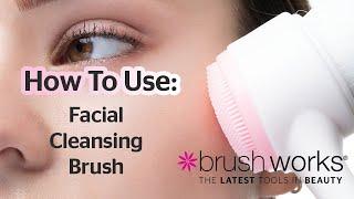 How to use the Brushworks Facial Cleansing Brush