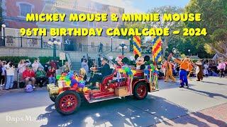 Mickey Mouse & Minnie Mouse 96th Birthday Cavalcade at Disneyland | November 18, 2024