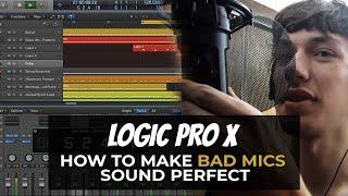 How to mix vocals Logic Pro X | Cleaning up bad quality vocals