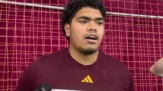 Leif Fautanu on ASU summer workouts 06/12/2024