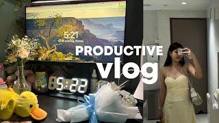 productive vlog  | uni admissions?!, scholarship talks, work and dates 