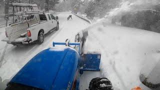 More Blowing Snow from the first storm of 2024