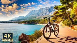 Makarska Riviera Bike Tour 4K Drvenik to Gradac Croatia