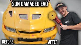 Can we Save My Rare Evo 5? INCREDIBLE Paint Transformation!