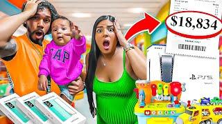 BUYING EVERYTHING OUR 1 YEAR OLD BABY TOUCHES!! 