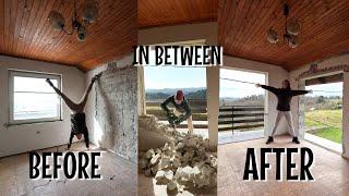 I broke down the walls in my bedroom - Country Home RENOVATION | Martinas Life