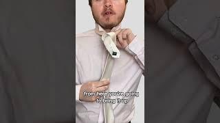 How To Tie A TIE For Beginners! #shorts #tieatie #howto