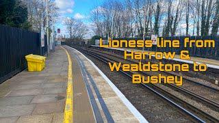 Ride on the Lionness line from Harrow & Wealdstone to Bushey