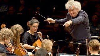 In rehearsal: Simon Rattle conducts 6 Berlin school orchestras