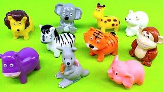 Safari Animal Figurines - Count to 10