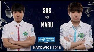 Starcraft II - sOs [P] vs. Maru [T] - Ro12 - IEM Katowice 2018