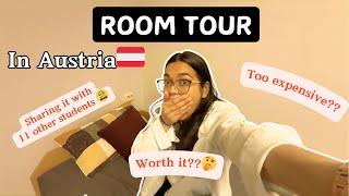 Student Room Tour in Austria  Rent is very high 