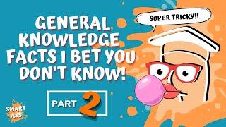 Fun Facts Quiz PART 2 | General Knowledge Quiz Questions | Fun Quizzes | Smartass Quiz