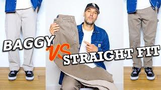 BAGGY JEANS VS STRAIGHT FIT JEANS! Which Style Is Better With Sneakers?