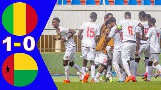 Mali  Guinée-Bissau 1 - 0  Résumé de la rencontre -  Tournoi UFOA / A U17 2024