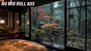 【No Mid Ads】  ️Open the window and Lie down in bed - Let the sound of rain wash away your stress