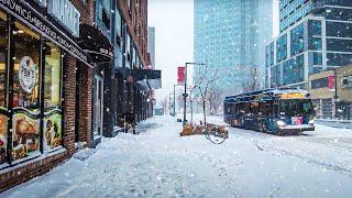 NYC Snow Nor'Easter Walk | Peak of Winter Storm Kenan