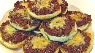 Betty's Party Pizza Buns  --  Super Bowl