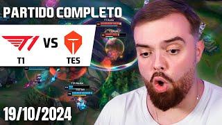 T1 vs TES | FAKER QUIERE LA QUINTA | CUARTOS DE FINAL | WORLDS 2024