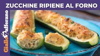 STUFFED ZUCCHINI with tuna: easy Italian recipe