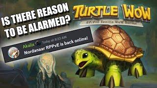 Turtle WoW is back online after the HACKING incident.