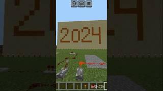 Minecraft welcome 2025  #minecraft #gaming #shortsfeed #trending #newyear #viralshort #trend