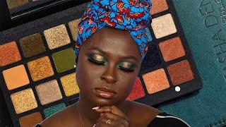 TRYING OUT NATASHA DENONA METROPOLIS PALETTE ON HOODED EYES | OHEMAA BONSU