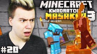 Dlaczego BURAK zabił EWRONA? WOJNA? Minecraft Kwadratowa Masakra 3 #20